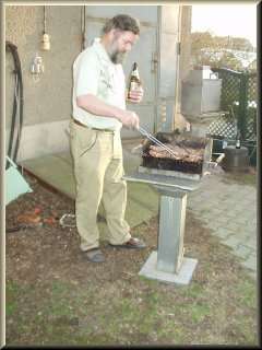 Drechslerei Hübner aus Erfurt in Thüringen - über uns - Kurt am Grill